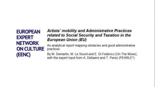 Movilidad de artistas y cuestiones prácticas relativas a la Seguridad Social e impuestos en la UE
