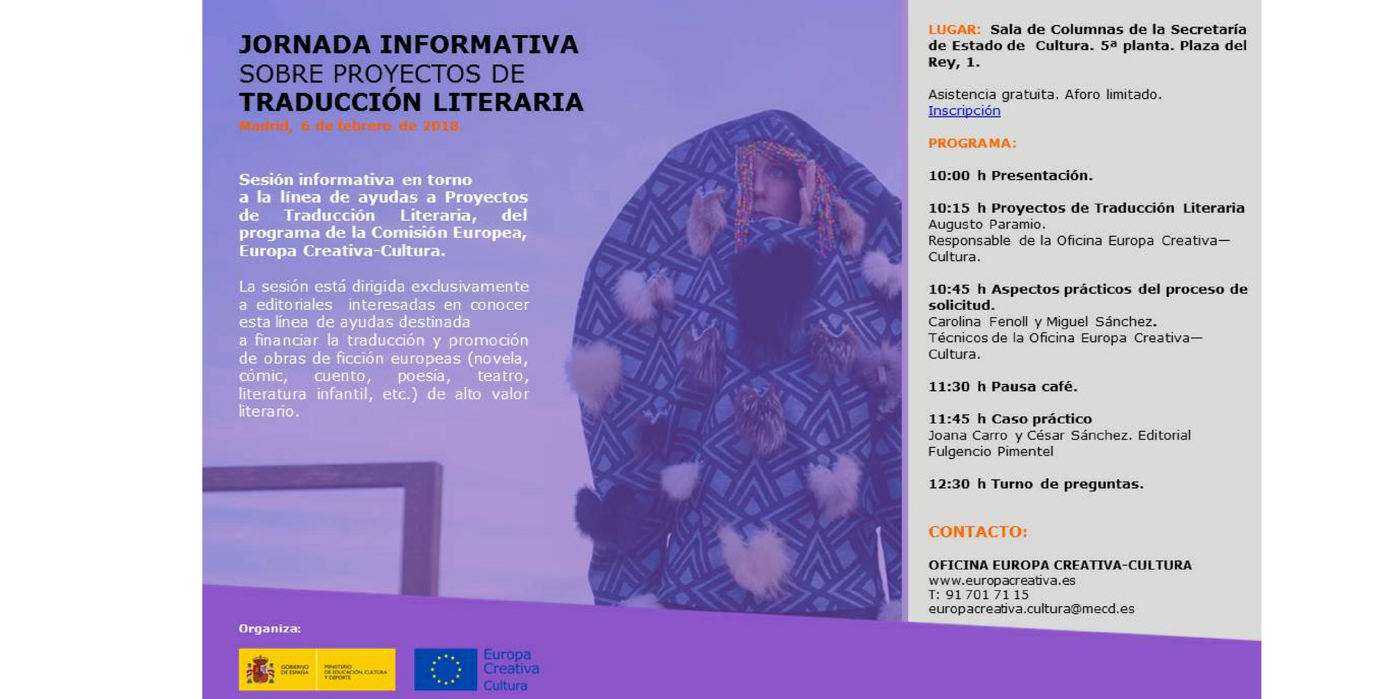 Disponibles los vídeos y presentaciones del taller sobre proyectos de traducción literaria