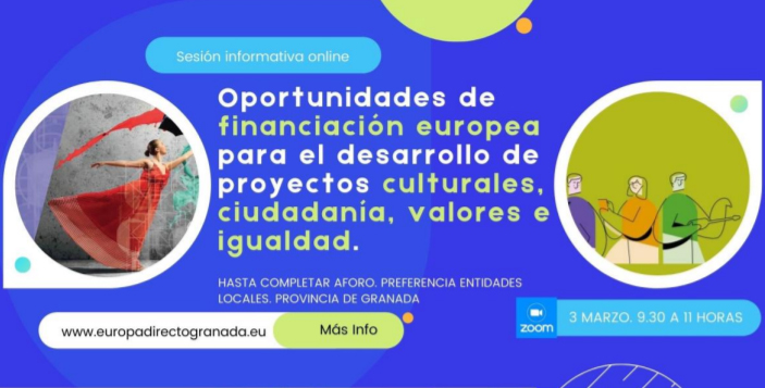 Jornada Europa Creativa y CERV para entidades locales de Granada