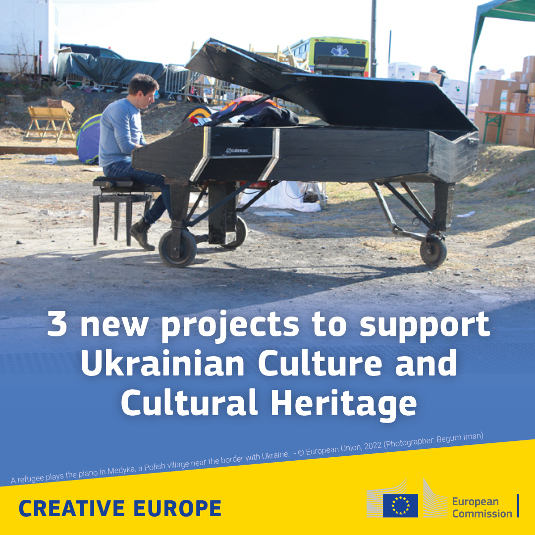 Tres nuevos proyectos de Europa Creativa Cultura para apoyar al sector cultural ucraniano