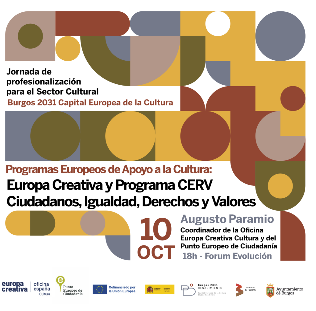 Jornada de profesionalización para el sector cultural en Burgos