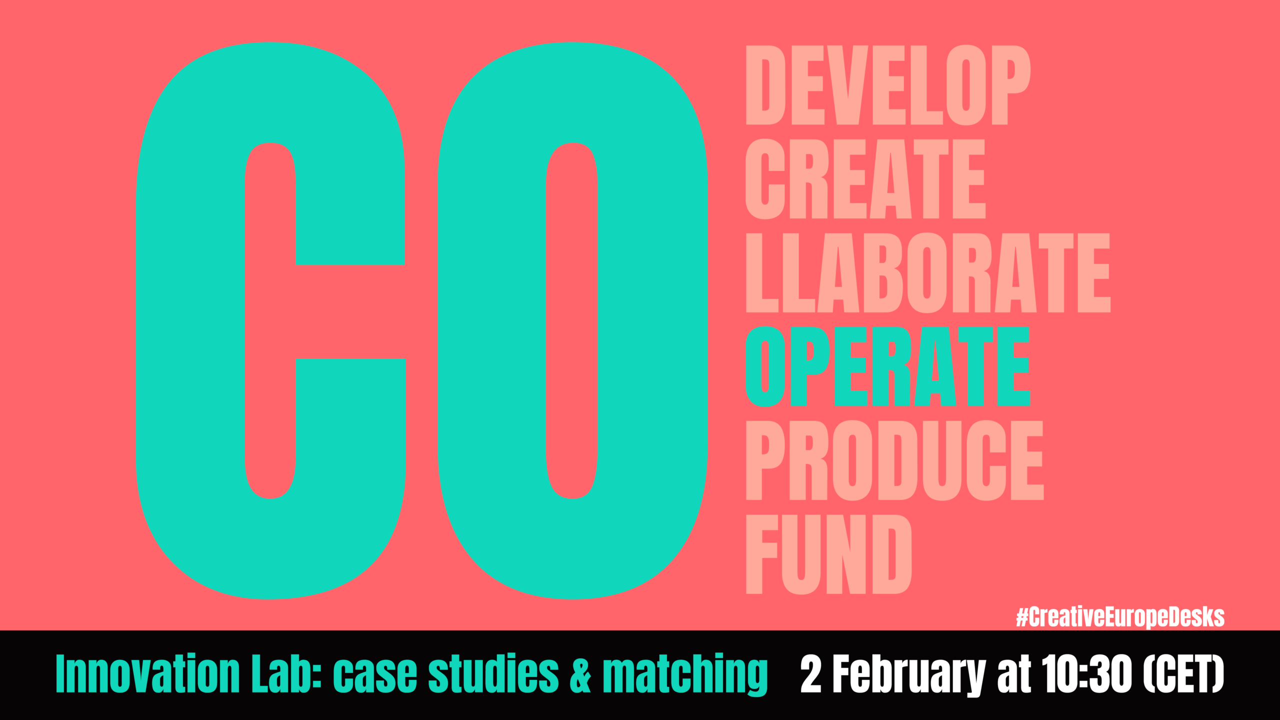 Iniciativas sobre la convocatoria «Laboratorio de Innovación Creativa 2024» organizadas por las Oficinas Europa Creativa
