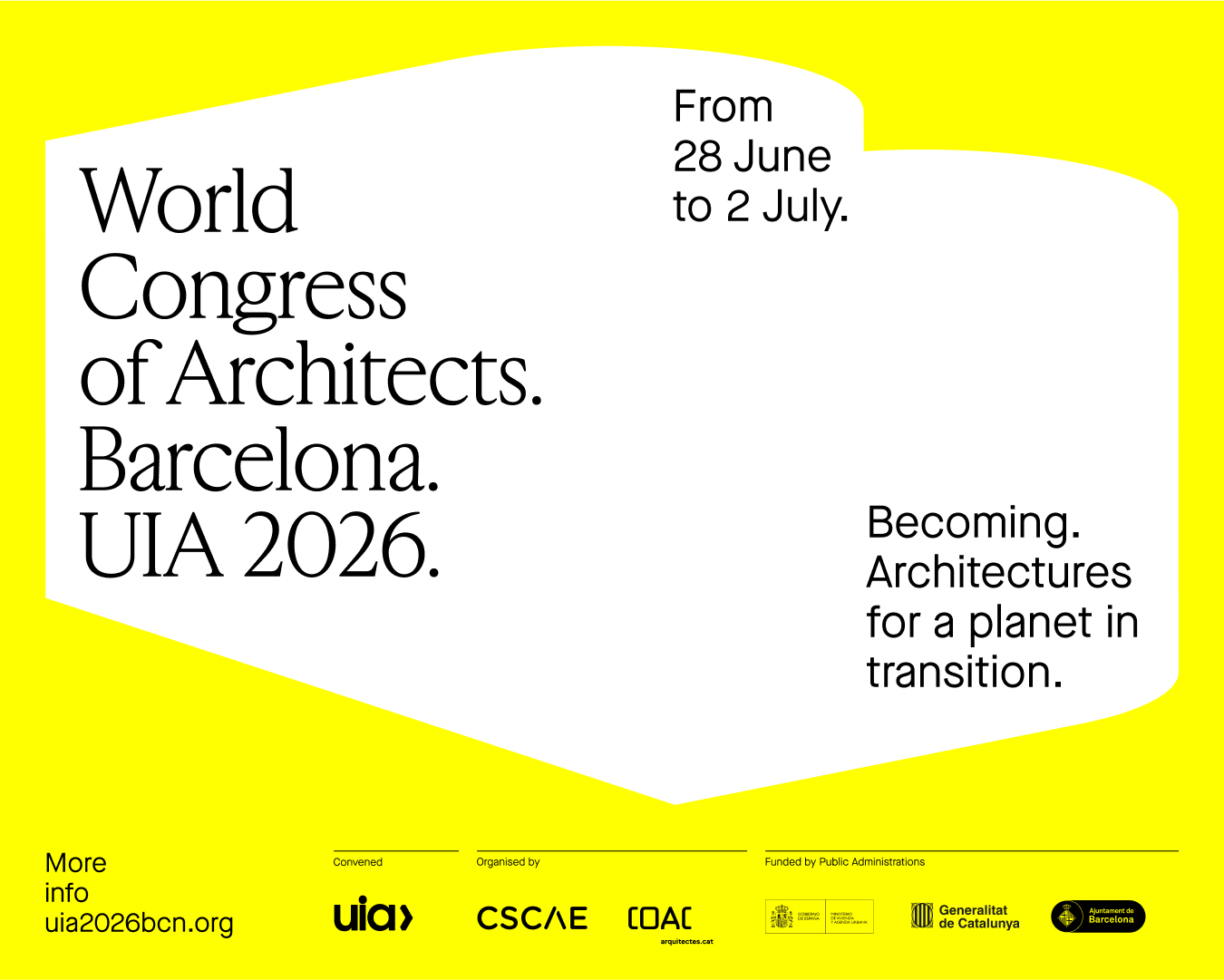 El Consejo de Arquitectos de Europa organiza en Barcelona el seminario “Form Follows Transformation”